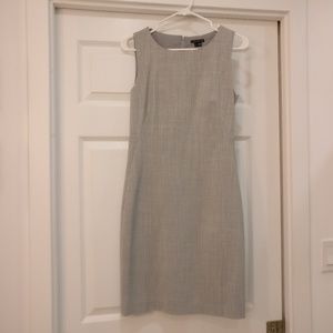 Theory light grey sleeveless dress